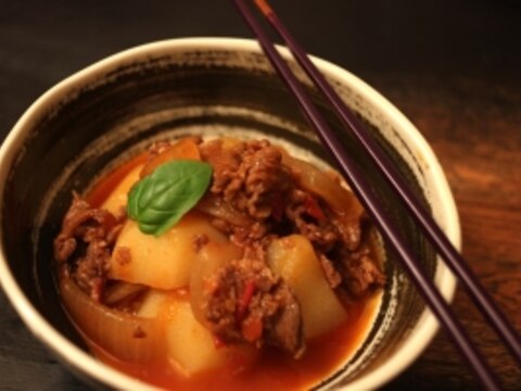 これからの定番お得意料理 私のトマト肉じゃが レシピ 作り方 By 俺ごはん 楽天レシピ これからの定番お得意料理 私のトマト肉じゃが レシピ 作り方 By 俺ごはん 楽天レシピ